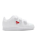 アディダス Adidas 【 Stan Smith Infant 'Valentine's Day' Infant Cloud White/Vivid Red/Cloud White 】 キッズ ベビー マタニティ ベビーファッション 靴 スニーカー ベビー 白色 ホワイト Red 赤・レッド
