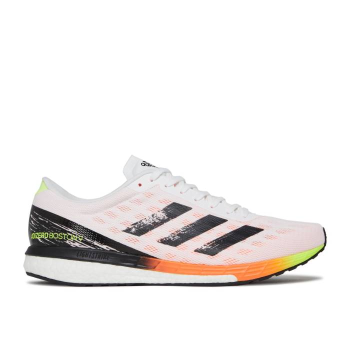 楽天スニケスアディダス Adidas 【 Adizero Boston 9 'White Screaming Orange' Men Cloud White/Core Black/Screaming Orange 】 アディゼロ ボストン 靴 メンズ靴 スニーカー メンズ 白色 ホワイト コア 黒色 ブラック orange 橙・オレ