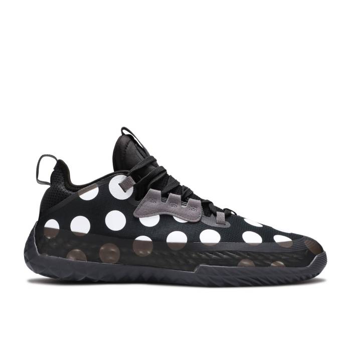 アディダス Adidas 【 Harden Vol. 5 Futurenatural 'Polka Dot' Men Core Black/Cloud White/Team Dark Grey 】 ハーデン 靴 メンズ靴 スニーカー メンズ コア 黒色 ブラック 白色 ホワイト Team チーム 灰色 グレー