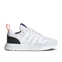 アディダス Adidas 【 Multix Little Kid 'White Black' Youth 】 キッズ ベビー マタニティ キッズファッション 靴 スニーカー ジュニア キッズ(4)