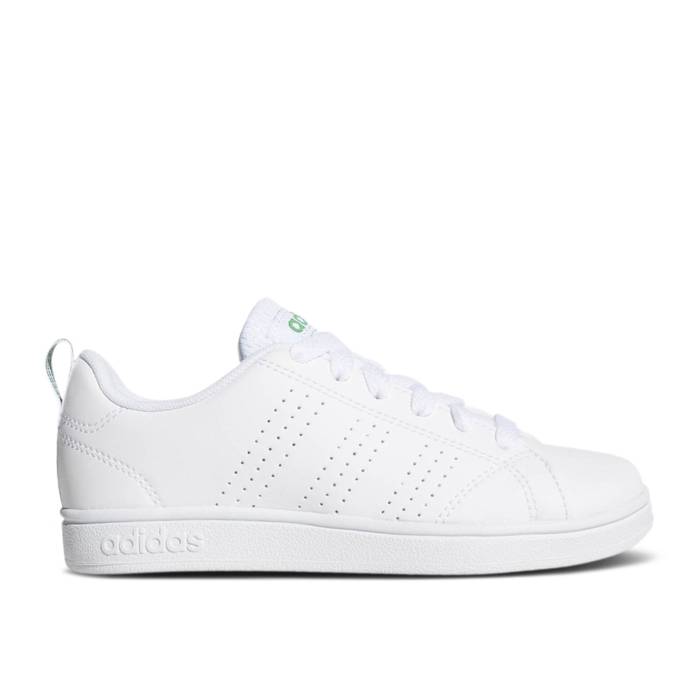ǥ Adidas  Vs Advantage Clean J 'Triple White' Youth Footwear Whit...