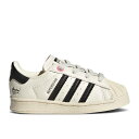 アディダス Adidas 【 Infant Cream White/Cream White/Core Black 】 キッズ ベビー マタニティ ベビーファッション 靴 スニーカー ベビー クリーム 白色 ホワイト コア 黒色 ブラック