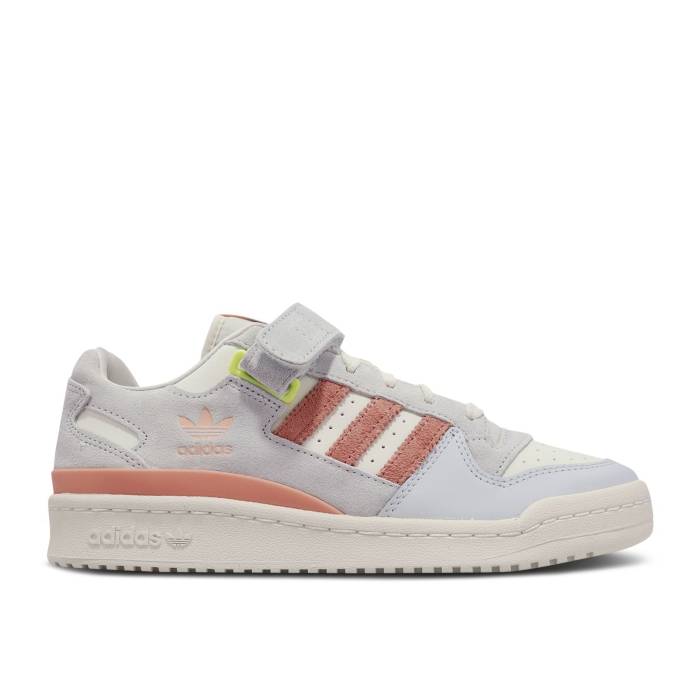 アディダス Adidas 【 Wmns Forum Low 'Blue Tint Pink' Women Off White/Yellow Tint/Blue Tint 】 フォーラム 靴 レディース靴 スニーカー レディース 白色 ホワイト yellow 黄色・イエロー 青色 ブルー(4)