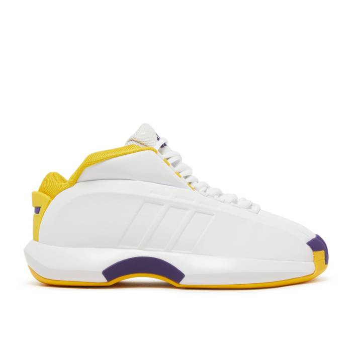 ǥ Adidas  Crazy 1 'Lakers Home' 2022 Men Footwear White/Sunshine/Court Purp...