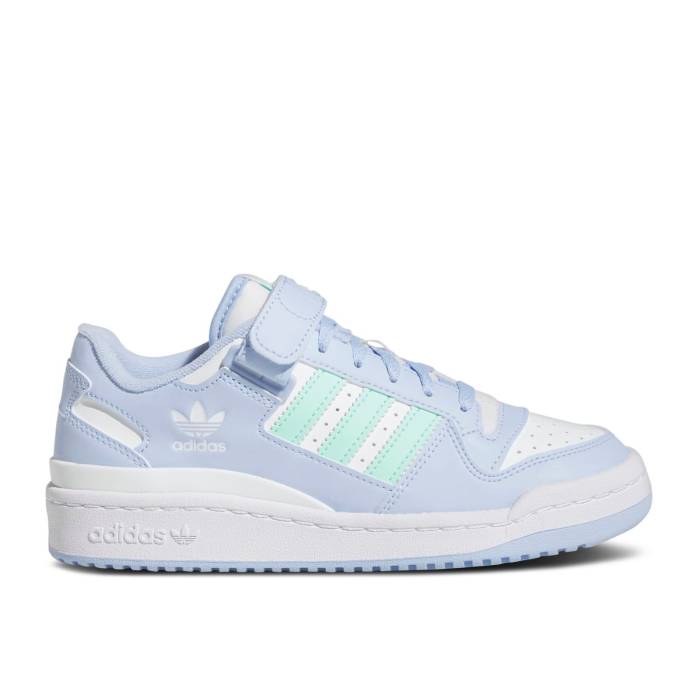 ǥ Adidas  Forum Low J 'Blue Dawn Easy Green' Youth Cloud White/Ea...