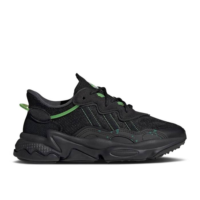 ǥ Adidas  Ozweego Big Kid 'Luminescent' Youth Core Black/Core Bla...