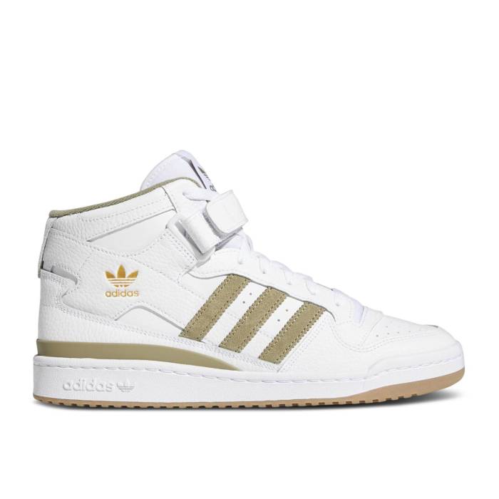 ǥ Adidas  Forum Mid J 'White Orbit Green' Youth Cloud White/Orbit...