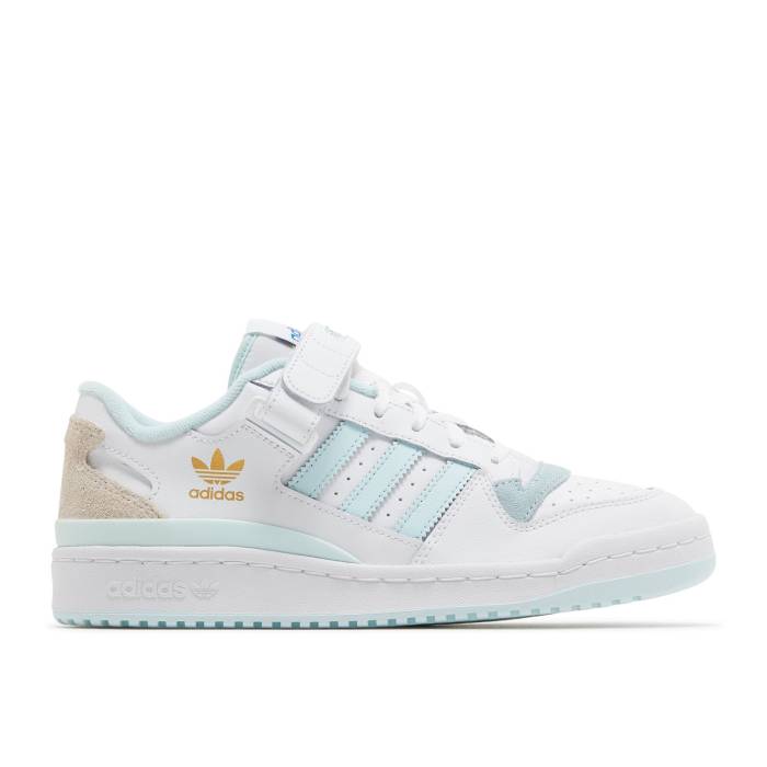 楽天スニケスアディダス Adidas 【 Forum Low Big Kid 'White Almost Blue' Youth Cloud White/Almost Blue/Chalk White 】 フォーラム キッズ ベビー マタニティ キッズファッション 靴 スニーカー ジュニア キッズ 白色 ホワイト