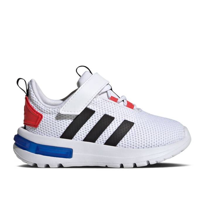 楽天スニケスアディダス Adidas 【 Racer Tr23 I 'White Blue Red' Infant Cloud White/Core Black/Bright Red 】 青色 ブルー キッズ ベビー マタニティ ベビーファッション 靴 スニーカー ベビー 白色 ホワイト コア 黒色 ブラ