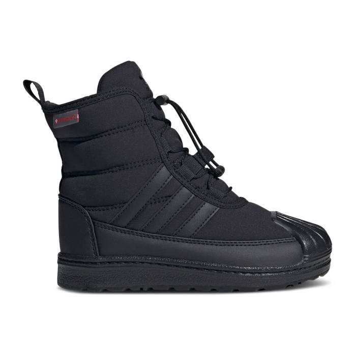 楽天スニケスアディダス Adidas 【 Superstar 360 2.0 Boot J 'Triple Black' Youth Core Black/Core Black/Core Black 】 Superstar スーパースター ブーツ キッズ ベビー マタニティ キッズファッション 靴 スニーカー ジュニア キッ