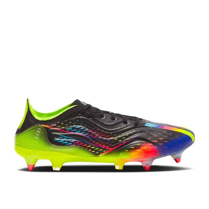 アディダス Adidas 【 Copa Sense.1 Sg 'Al Rihla Pack - Black' Men Core Black/Bright Cyan/Team Solar Yellow 】 靴 メンズ靴 スニーカー メンズ コア 黒色 ブラック シアン Team チーム yellow 黄色・イエロー