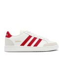 アディダス Adidas 【 Grand Court Se 'White Scarlet' Men Cloud White/Scarlet/Chalk Whit...