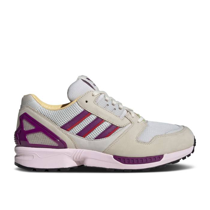 アディダス Adidas 【 Zx 8000 'Crystal White Glory Purple' Men Crystal White/Glory Purp...
