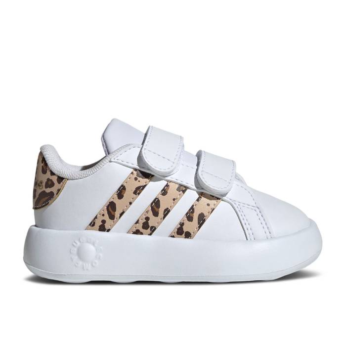 ǥ Adidas  Grand Court 2.0 I 'Leopard' Infant Cloud White/Magic Be...