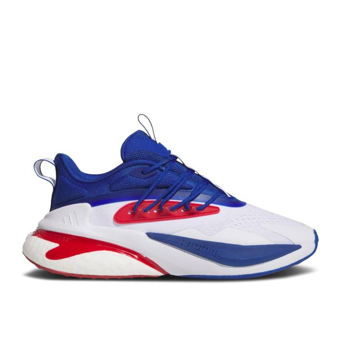 楽天スニケスアディダス Adidas 【 Alphaboost V2 'Ncaa Pack - Kansas' Men Collegiate Royal/Team Power Red/Cloud White 】 靴 メンズ靴 スニーカー メンズ Team チーム Power パワー Red 赤・レッド 白色 ホワイト