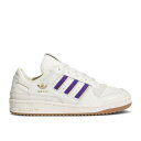アディダス Adidas 【 Wmns Forum Low Cl 'White Collegiate Purple' Women Cloud White/Collegiate Purple/Cream White 】 フォーラム 靴 レディース靴 スニーカー レディース 白色 ホワイト Purple 紫・パープル クリーム