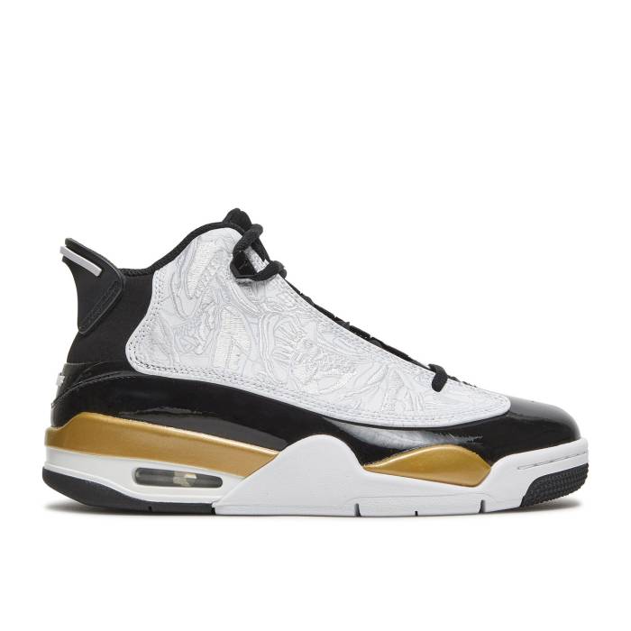 楽天スニケスナイキ　エアジョーダン Air Jordan 【 Jordan Dub Zero Gs 'Metallic Gold' Youth Black/White/Metallic Gold 】 ゼロ キッズ ベビー マタニティ キッズファッション 靴 スニーカー ジュニア キッズ 黒色 ブラック