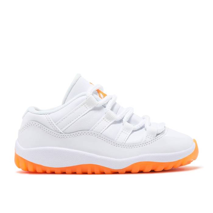 楽天スニケスナイキ　エアジョーダン Air Jordan 【 Jordan 11 Retro Low Td 'Bright Citrus' Infant White/Bright Citrus 】 レトロ キッズ ベビー マタニティ ベビーファッション 靴 スニーカー ベビー 白色 ホワイト