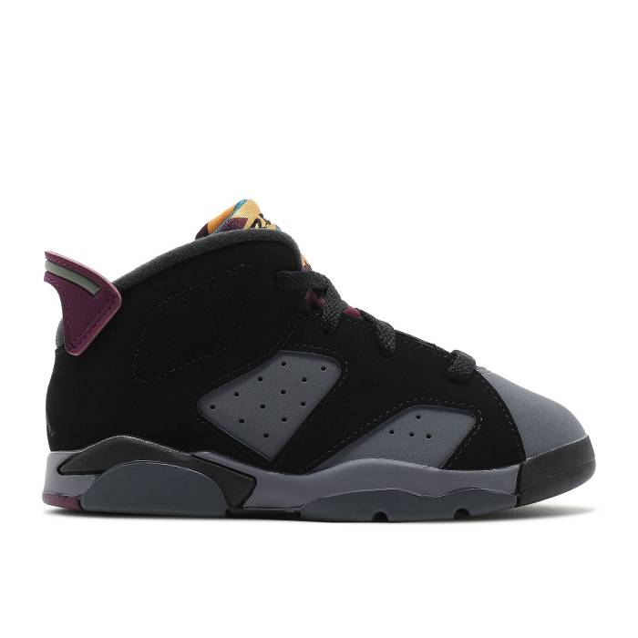 ʥ硼 Air Jordan  Jordan 6 Retro Td 'Bordeaux' Infant Black/Lig...