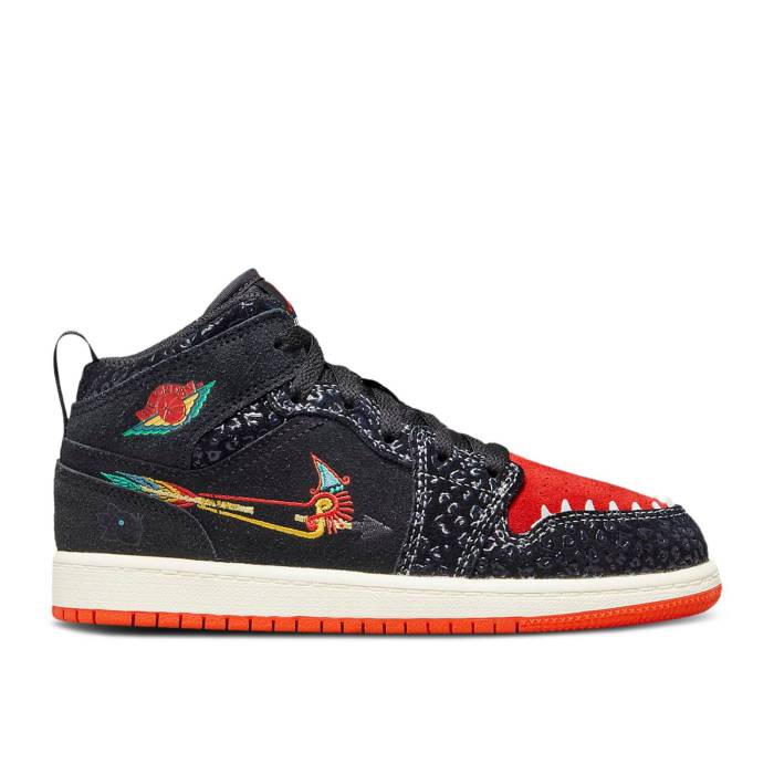 ʥ硼 Air Jordan  Jordan 1 Mid Se Ps 'Siempre Familia' Youth Bl...