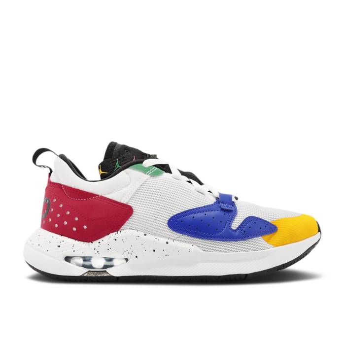 ナイキ　エアジョーダン Air Jordan 【 Jordan Air Cadence Gs 'Olympics Rings' Youth White/Black/Gym Red/Game Royal 】 キッズ ベビー マタニティ キッズファッション 靴 スニーカー ジュニア キッズ 白色 ホワイト