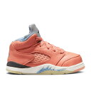 ナイキ エアジョーダン Air Jordan 【 Dj Khaled X Jordan 5 Retro Td 'We The Best - Crimson Bliss' Infant Crimson Bliss/Leche Blue/Sail 】 レトロ クリムゾン キッズ ベビー マタニティ ベビーファッション 靴 スニー