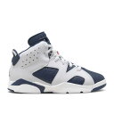 ナイキ エアジョーダン Air Jordan 【 Jordan 6 Retro Ps 'Olympic' 2024 Youth White/Varsity Red/Midnight Navy 】 レトロ キッズ ベビー マタニティ キッズファッション 靴 スニーカー ジュニア キッズ 白色 ホワ(4)