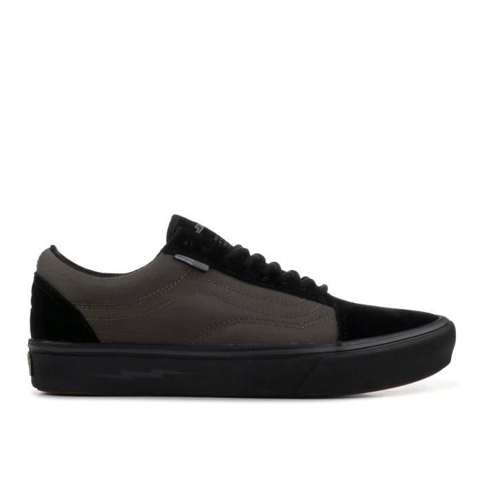 ヴァンズ Vans 【 Defcon X Lbt Inc X Comfycush Old Skool 'Black' Men Black/Mas Grey 】 ...