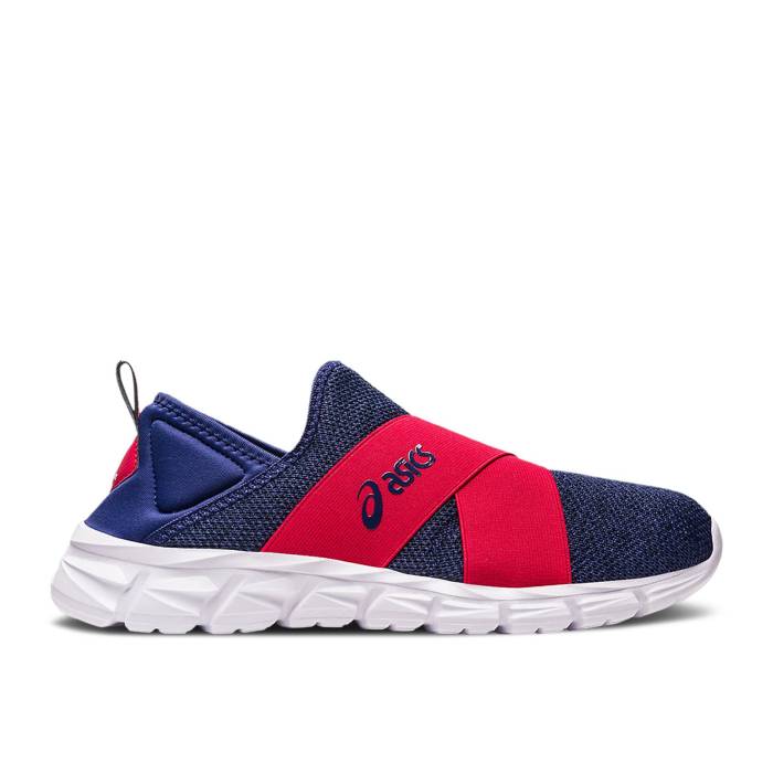 アシックス Asics 【 Quantum Lyte Slip-On 'Indigo Blue Speed Red' Men Indigo Blue/Speed Red 】 slip-on スリッポン 青色 ブルー Speed スピード 靴 メンズ靴 スニーカー メンズ 藍色・インディゴ 青色 ブルー Speed ス