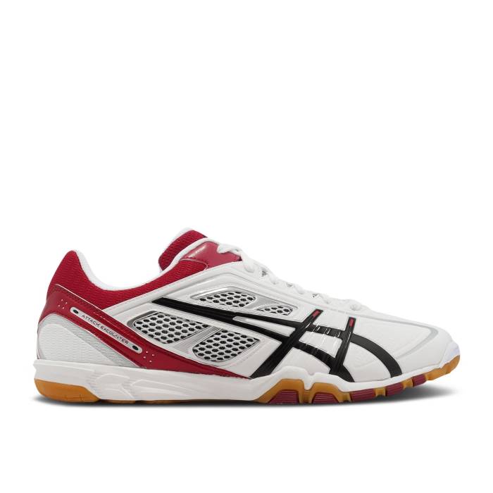 アシックス Asics 【 Attack Excounter 327 'White Black Red' Men White/Black 】 黒色 ブラック 靴 メンズ靴 スニーカー メンズ 白色 ホワイト 黒色 ブラック