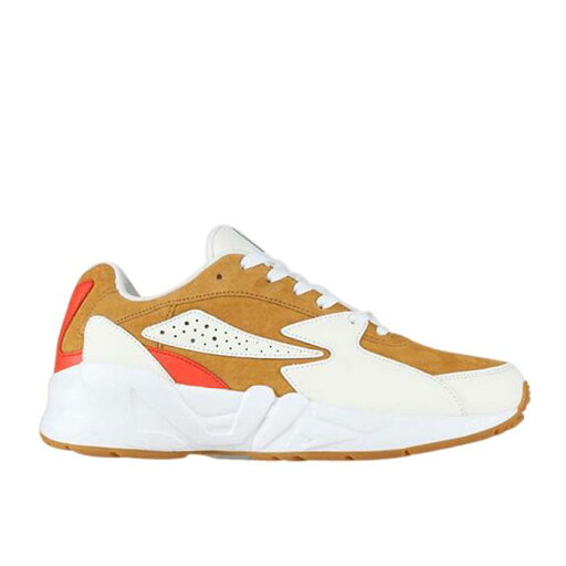 フィラ Fila 【 Hanon X Mindblower 'Gold Rush' Men Cloud Dancer/Golden Brown/Cherry Tomato 】 靴 メンズ靴 スニーカー メンズ 茶色 ブラウン フィラ Fila 【 Hanon X Mindblower 'Gold Rush' Men Cloud Dancer/Golden Brown/Cherry Tomato 】 靴 メンズ靴 スニーカー メンズ 茶色 ブラウン