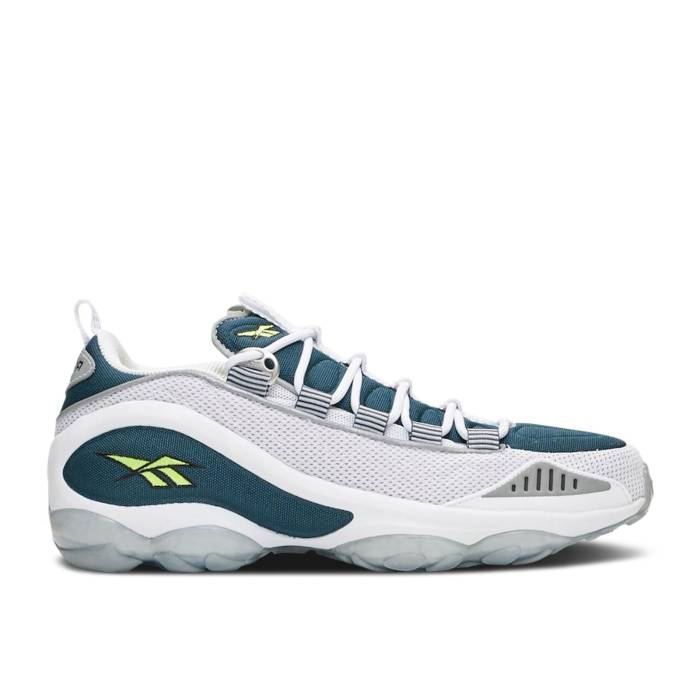 リーボック Reebok 【 Dmx Run 10 Men White/Blue/Yellow 】 ラン 靴 メンズ靴 スニーカー メンズ 白色 ホワイト 青色 ブルー yellow 黄色・イエロー