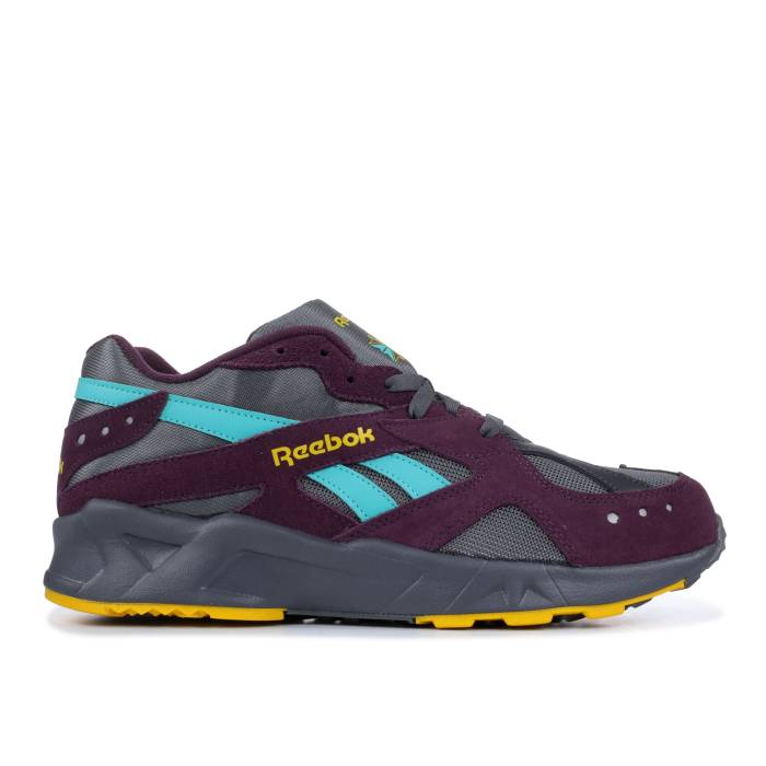 リーボック Reebok 【 Aztrek 'Grey Violet' Men Grey/Violet/Yellow 】 靴 メンズ靴 スニーカー メンズ 灰色 グレー 紫・バイオレット yellow 黄色・イエロー