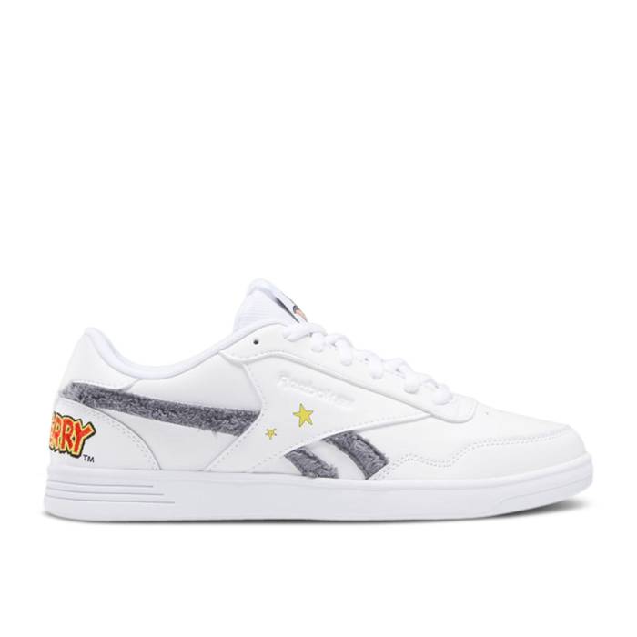 リーボック Reebok 【 Tom & Jerry X Club Memt 'Fur & Cheese' Men White/Cold Grey/Bright Yellow 】 クラブ 靴 メンズ靴 スニーカー メンズ 白色 ホワイト 灰色 グレー yellow 黄色・イエロー