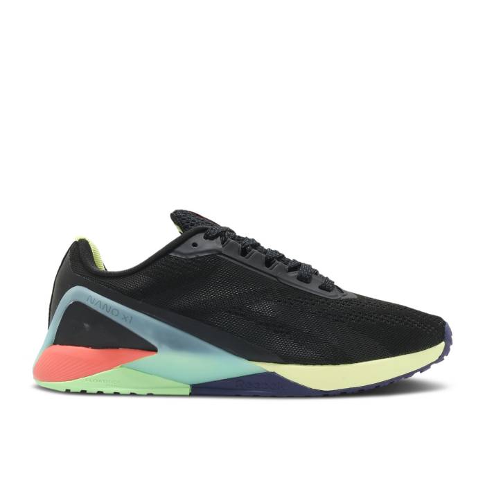 リーボック Reebok 【 Nano X1 'Black Multi' Men Black/Night Black/Digital Glow 】 ナノ 靴 メンズ靴 スニーカー メンズ 黒色 ブラック ナイト