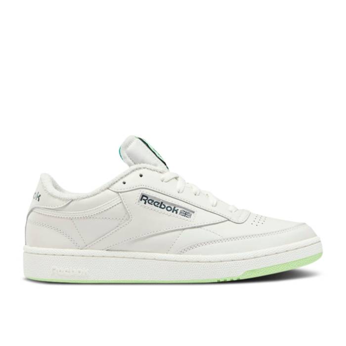 リーボック Reebok 【 Club C 85 'Chalk Neon Mint' Men Chalk/Neon Mint/Forest Green 】 クラブ 靴 メンズ靴 スニーカー メンズ フォレスト green 緑・グリーン