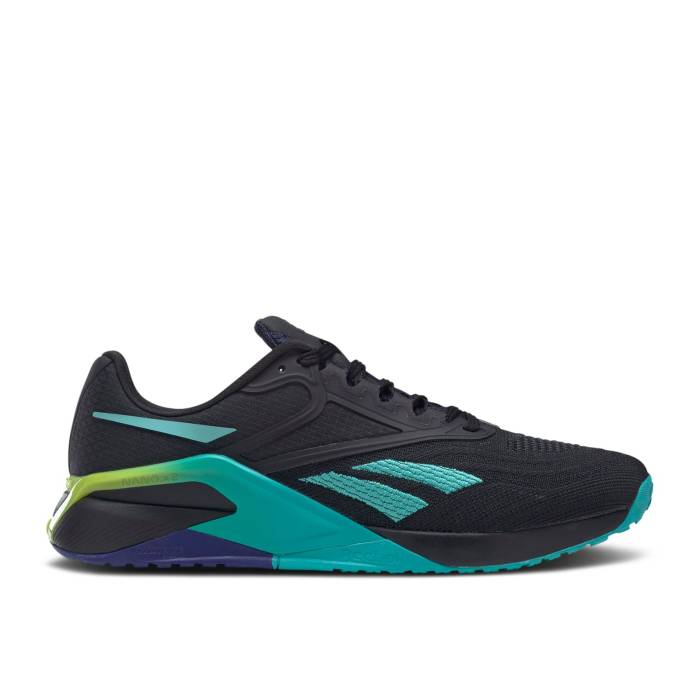 リーボック Reebok 【 Nano X2 'Black Teal Gradient' Men Core Black/Semi Classic Teal/Acid Yellow 】 ナノ 靴 メンズ靴 スニーカー メンズ コア 黒色 ブラック クラシック yellow 黄色・イエロー