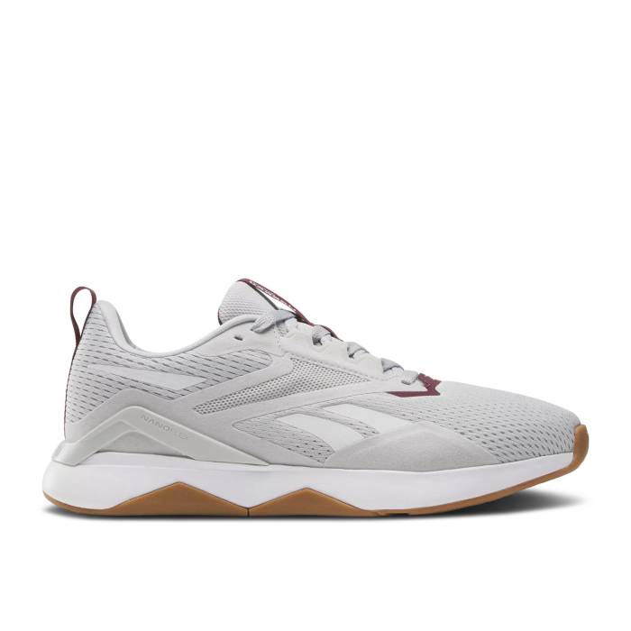 リーボック Reebok 【 Nanoflex Tr 2.0 'Steely Fog Classic Maroon Gum' Men Steely Fog/Cold Grey/Classic Maroon 】 クラシック マルーン 靴 メンズ靴 スニーカー メンズ 灰色 グレー クラシック マルーン