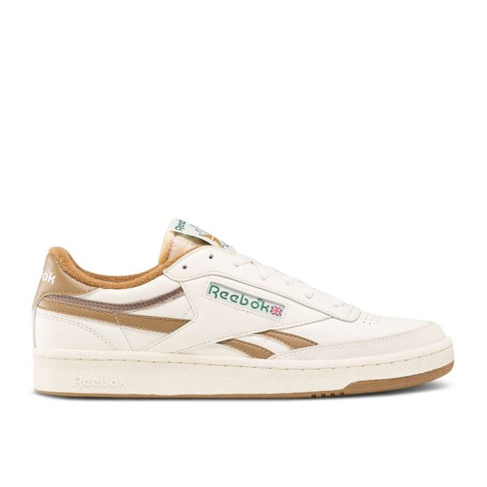 リーボック Reebok 【 Club C Revenge Vintage 'Chalk Trek Brown' Men Vintage Chalk/Trek Brown/Dark Green 】 クラブ vintage ビンテージ・ヴィンテージ 靴 メンズ靴 スニーカー メンズ vintage ビンテージ・ヴィンテージ
