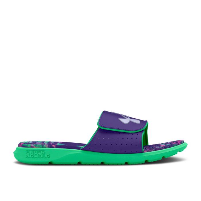 ޡ Under Armour  Ignite Pro Slide Gs 'Vapor Green Celeste' Yout...