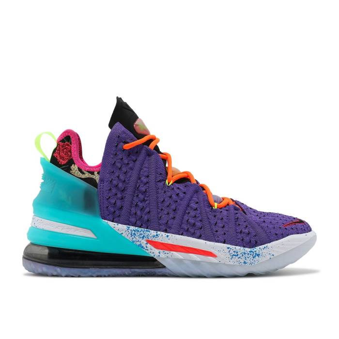 ナイキ Nike 【 Lebron 18 'Best Of 10–18' Men Psychic Purple/Multi-Colour/Black 】 Lebron レブロン 靴 メンズ靴 その他 メンズ Purple 紫・パープル 黒色 ブラック