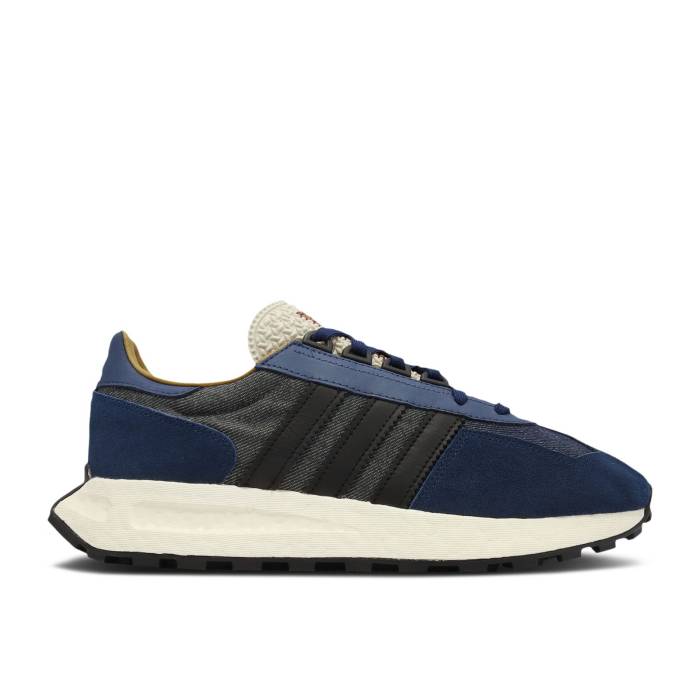 アディダス Adidas 【 Retropy E5 'Core Navy' Men Grey Six/Core Black/Core Navy 】 靴 メンズ靴 スニーカー メンズ 灰色 グレー コア 黒色 ブラック 紺色 ネイビー