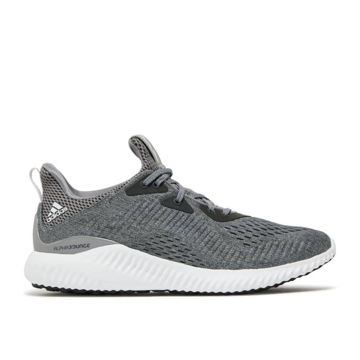 ǥ Adidas  Alphabounce 1 'Triple Grey' Men Grey Three/Grey One/Grey Six   ...