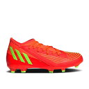 アディダス Adidas 【 Predator Edge.3 Fg J 'Game Data Pack' Youth Solar Red/Solar Green/Core Black 】 プレデター キッズ ベビー マタニティ キッズファッション 靴 その他 ジュニア キッズ Red 赤・レッド green 緑