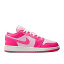 ナイキ エアジョーダン Air Jordan 【 Jordan 1 Low Gs 'Valentine’s Day' Youth Pink Foam/Hyper Pink/Sail 】 キッズ ベビー マタニティ キッズファッション 靴 その他 ジュニア キッズ pink ピンク