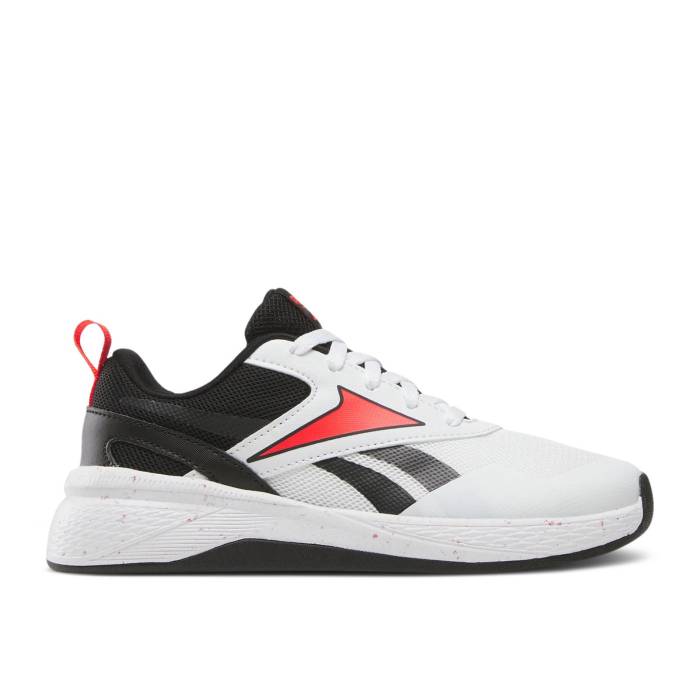 楽天スニケスリーボック Reebok 【 Nano Play Little Kid 'White Black Energy Red' Youth Footwear White/Black/Energy Red 】 ナノ 黒色 ブラック エナジー キッズ ベビー マタニティ キッズファッション 靴 その他 ジュニア キッズ