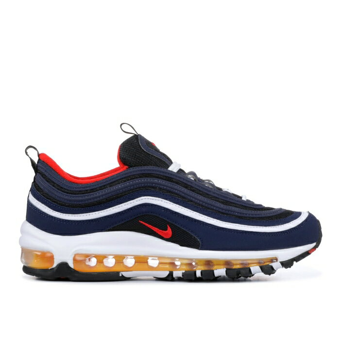 楽天スニケスナイキ Nike 【 Air Max 97 Gs 'Midnight Navy' Youth Midnight Navy/Habenero Red-Black-White 】 マックス キッズ ベビー マタニティ キッズファッション 靴 スニーカー ジュニア キッズ 紺色 ネイビー