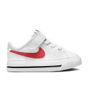 ナイキ Nike 【 Court Legacy Td 'White University Red' Infant White/Black/University ...