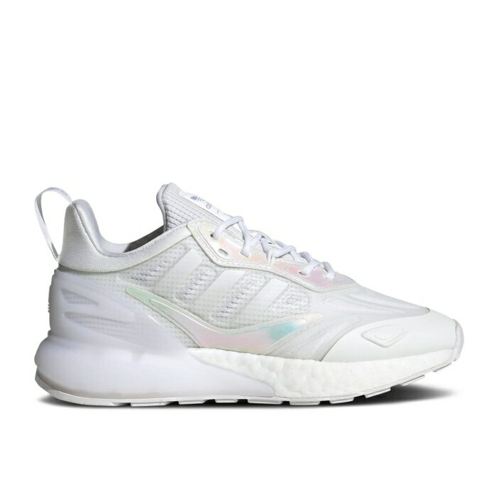 アディダス Adidas 【 Zx 2K Boost 2.0 J 'White Violet Tone' Youth Cloud White/Cloud White/Violet Tone 】 ブースト 紫・バイオレット キッズ ベビー マタニティ キッズファッション 靴 スニーカー ジュニア キッズ