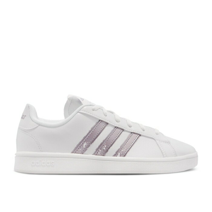 ǥ Adidas  Wmns Grand Court Beyond 'White Matte Purple Metallic' W...